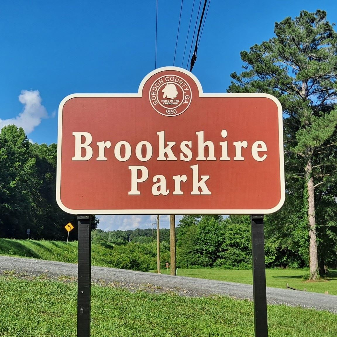 brookshire park sign close
